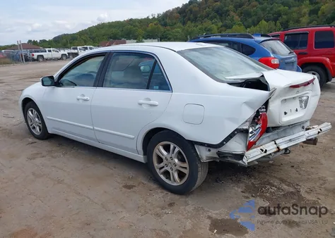 2007 Honda Accord 2.4 Ex из США, поврежденный, VIN 1HGCM56817A148398